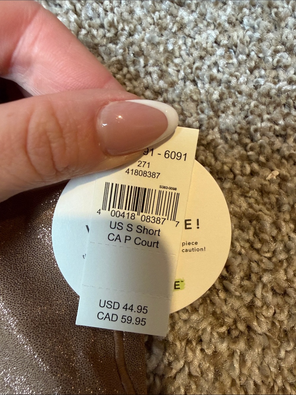 aerie Metallic Bronze High-Waist Leggings - Picture 2 of 6